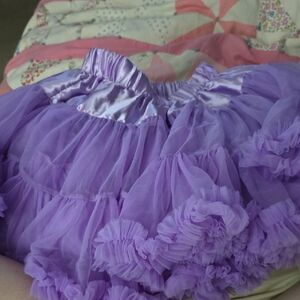 Ruffle Butts Purple Tulle Skirt